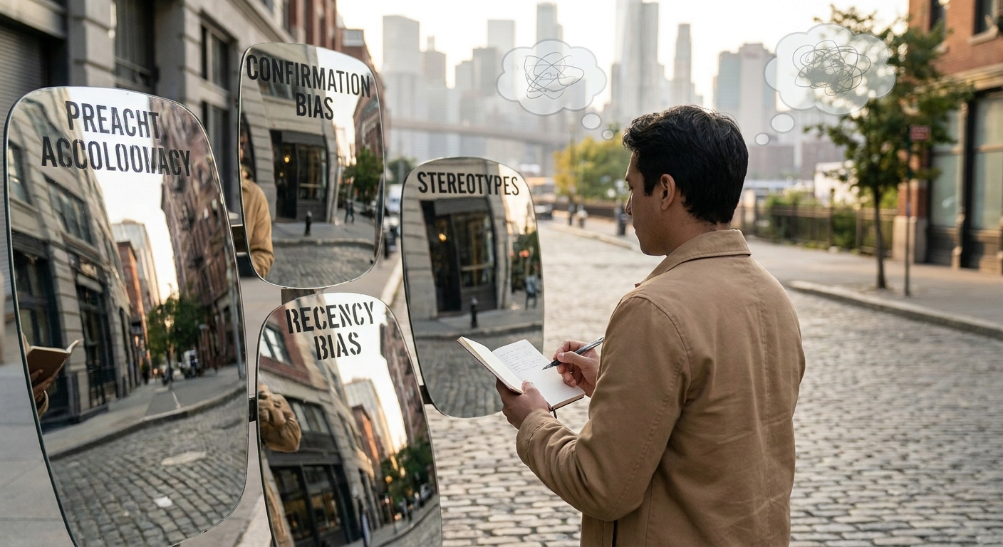 12 Cognitive Biases You Commit Every Day (And the Tiny Habits That Disarm Them)